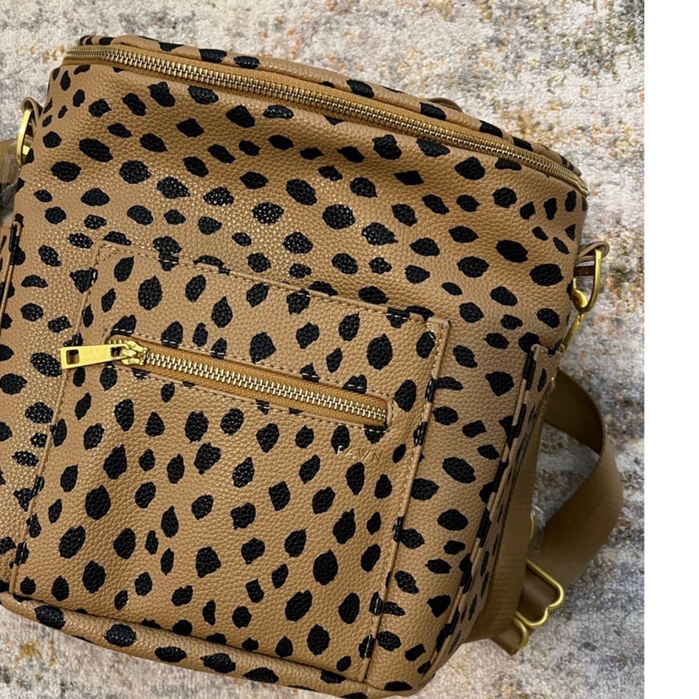 ISO mini fawn design cheetah bag